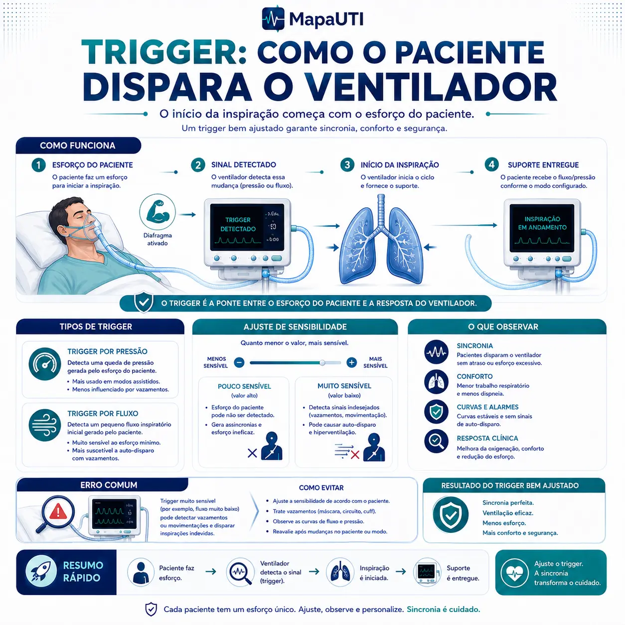 Trigger: como o paciente dispara